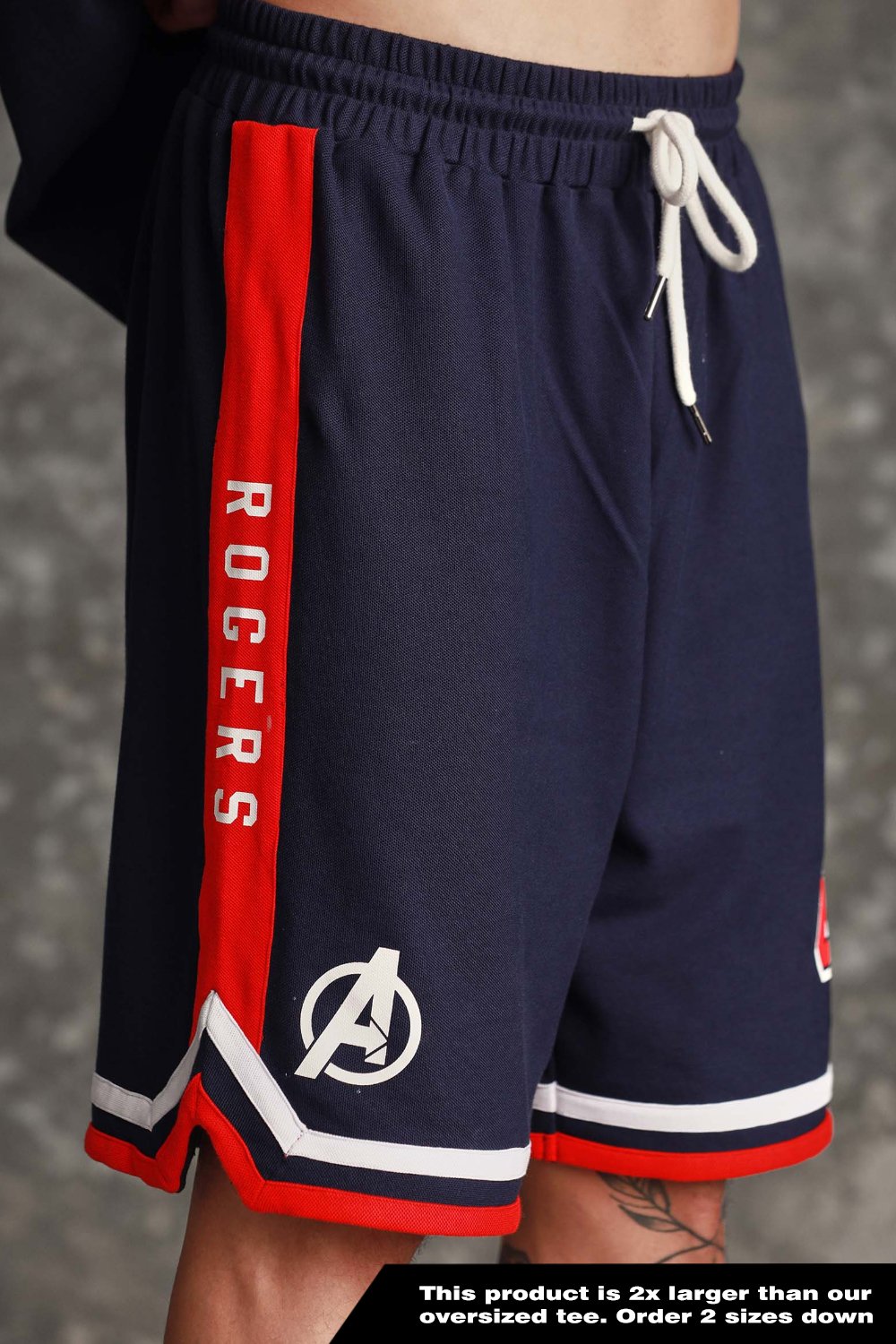 Captain America Jersey Shorts